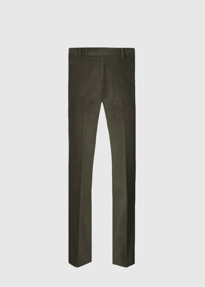 James Horizontal Corduroy Trouser - Dark Olive - 40 - Trouser