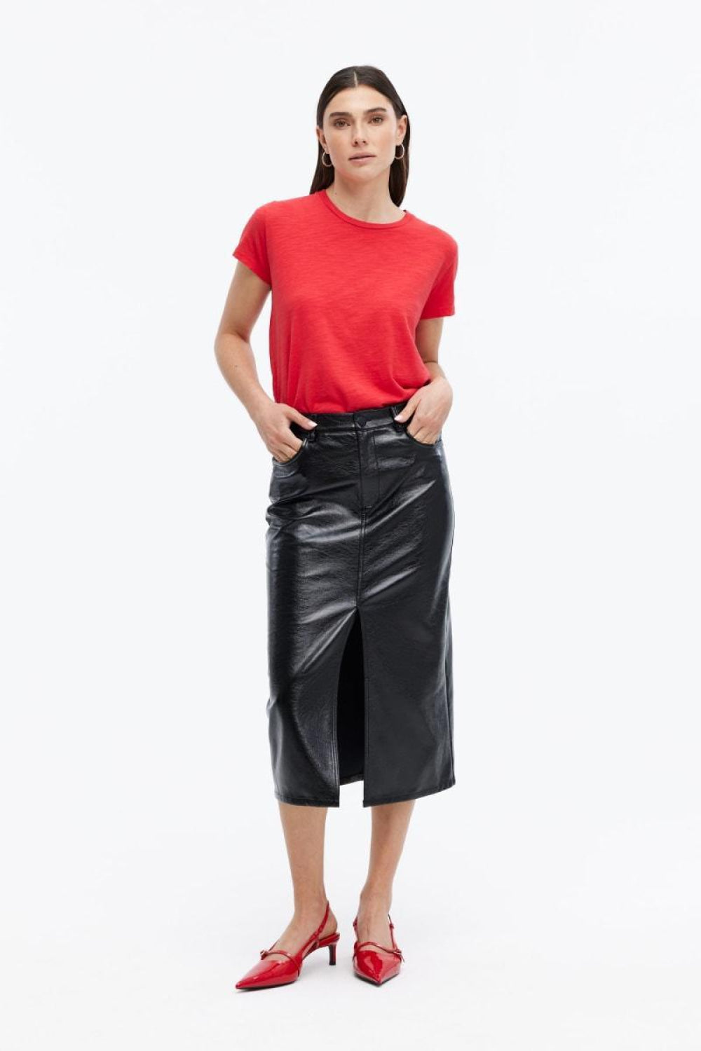 Jane Perfect Tee - Cherry - T-shirt
