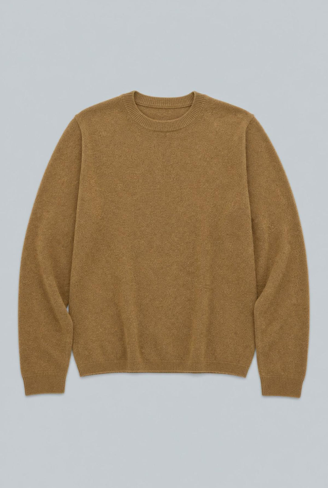Crewneck Sweater In Cashmere Silk - Tapenade