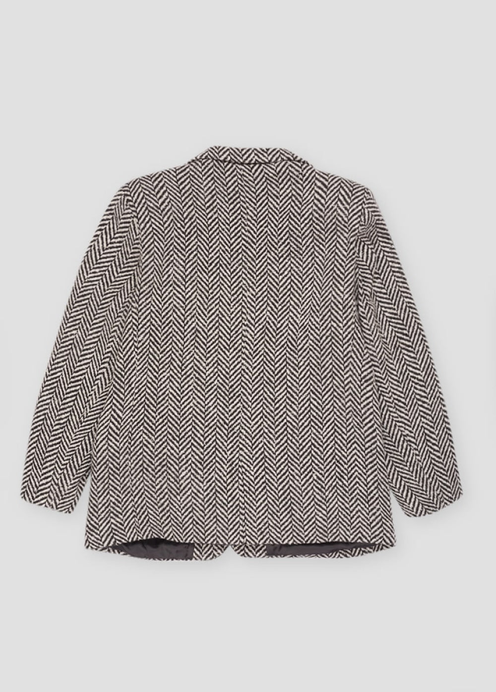 Jeanne Woman Jacket - Ash Herringbone - L - blazer - baby