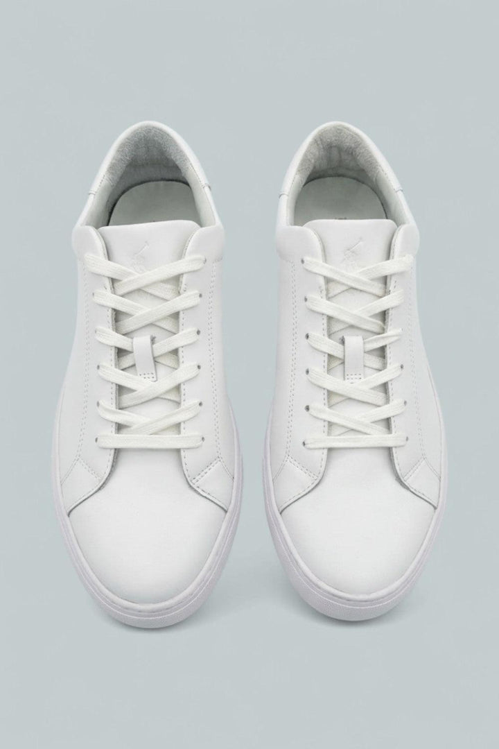 Jermain Leather Sneakers - White - 10 - Sneaker