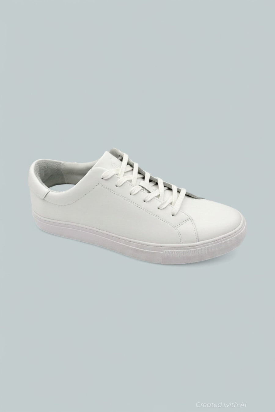 Jermain Leather Sneakers - White - 10 - Sneaker