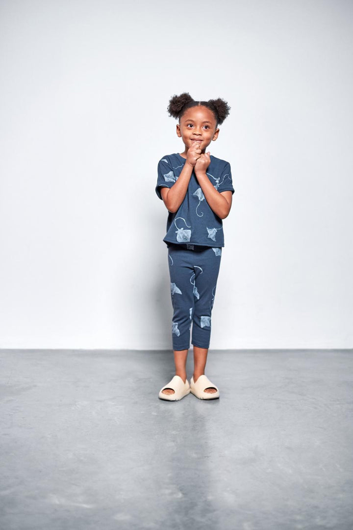 Jersey Leggings - Navy - Leggings