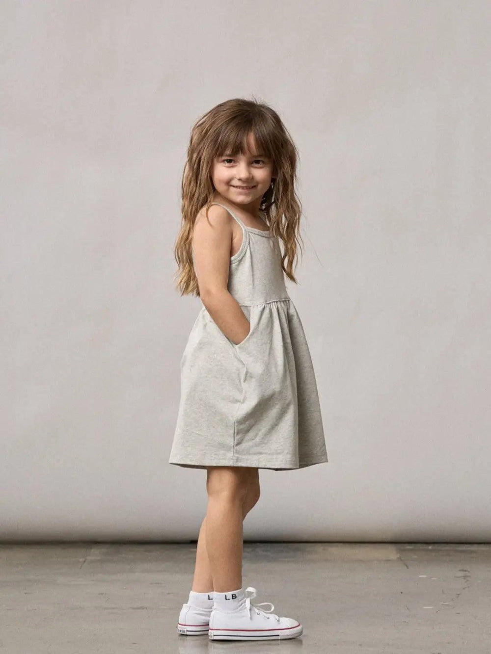 Jersey Tank Dress - Light Heather Grey - 9Y - Dresses