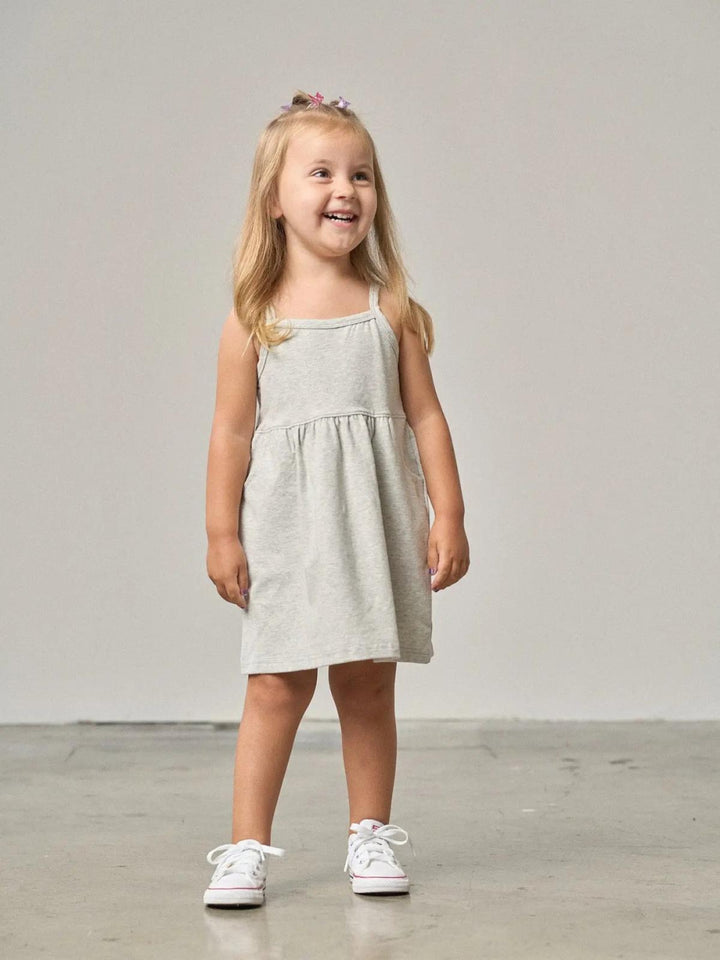Jersey Tank Dress - Light Heather Grey - 9Y - Dresses