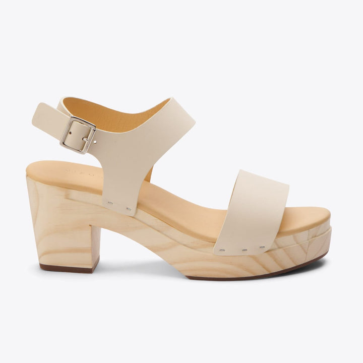 All-Day Open Toe Clog - Bone - FINAL SALE