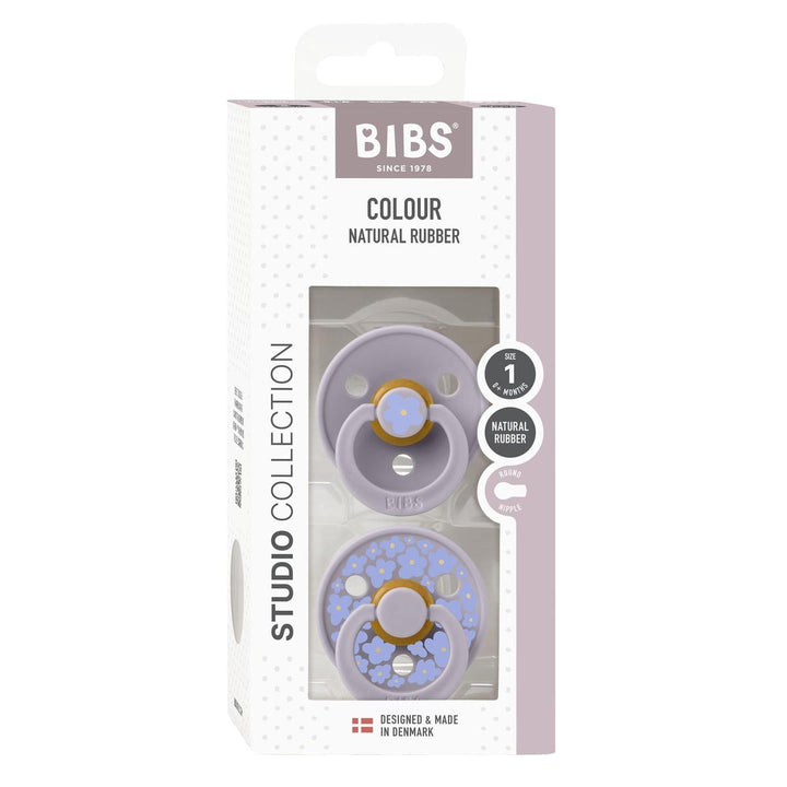 Bibs Pacifier 2 Pack  - Fossil Grey Mix