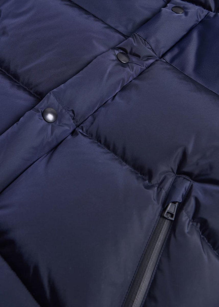 Hooded Puffer Vest - Navy