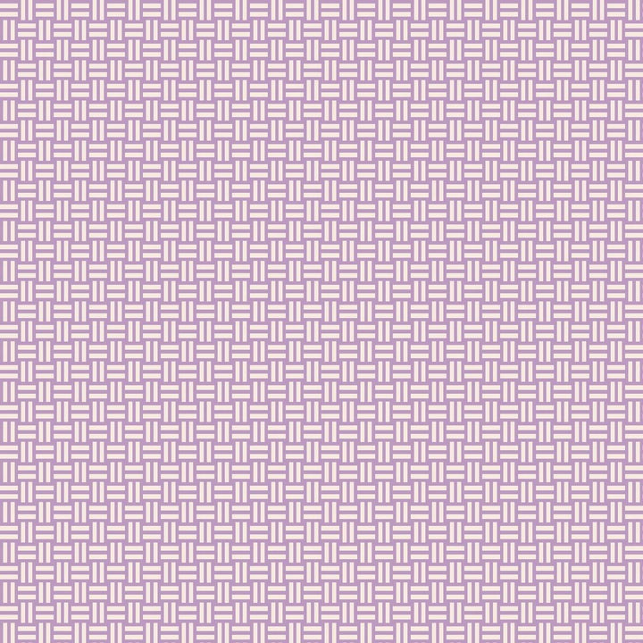 Ruffle Romper - Purple Basketweave