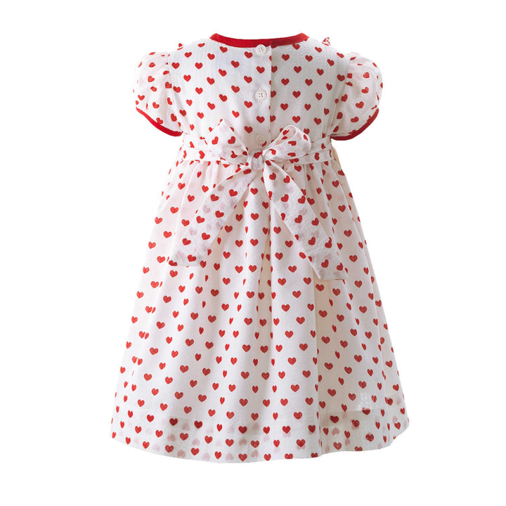 Heart Scalloped Frill Dress & Bloomers