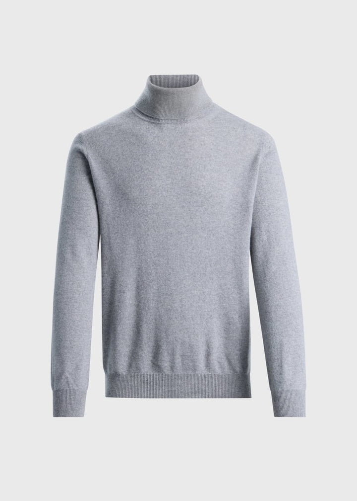 Cashmere Turtleneck Sweater - Slate