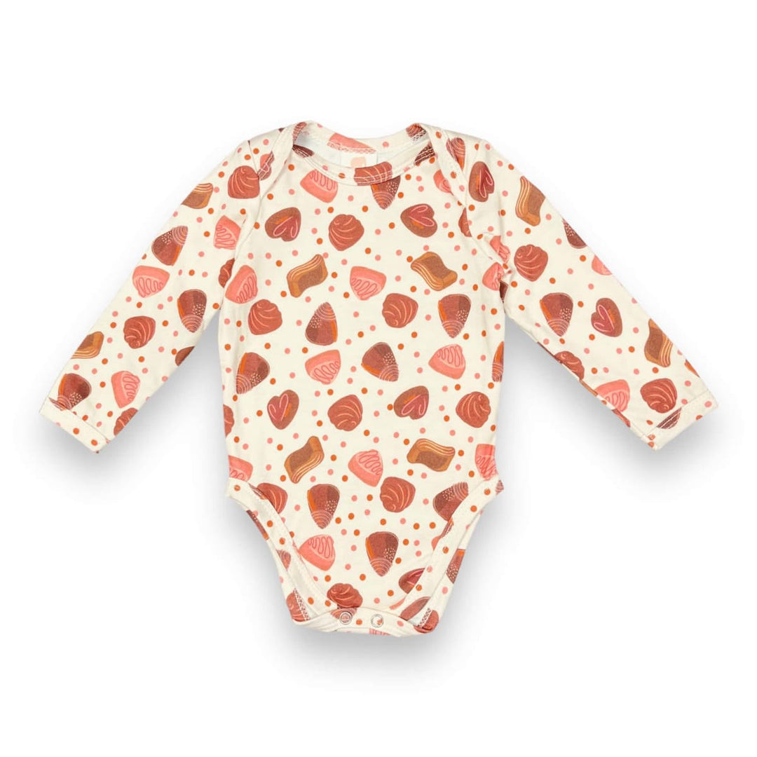 Long Sleeve Bodysuit - Chocolate