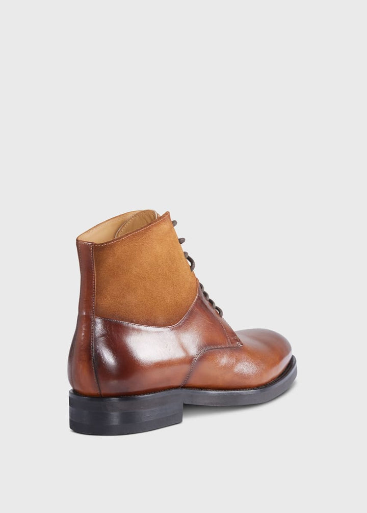 Pryce Lace Up Boot - Cognac