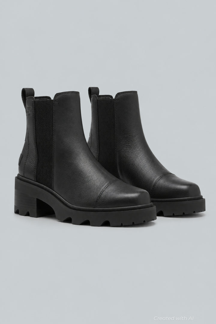 Joan Nowtm Chelsea Women’s Boots - Black - 7 B MEDIUM - Boots