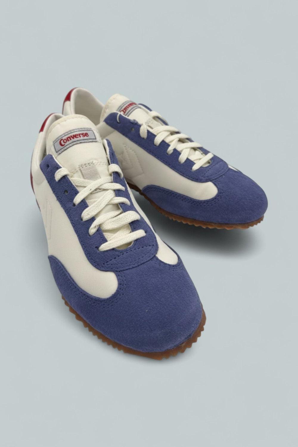 Jogger Ox Low Top Sneakers - Egret/Indigo Storm/Red - 8 - Sneaker
