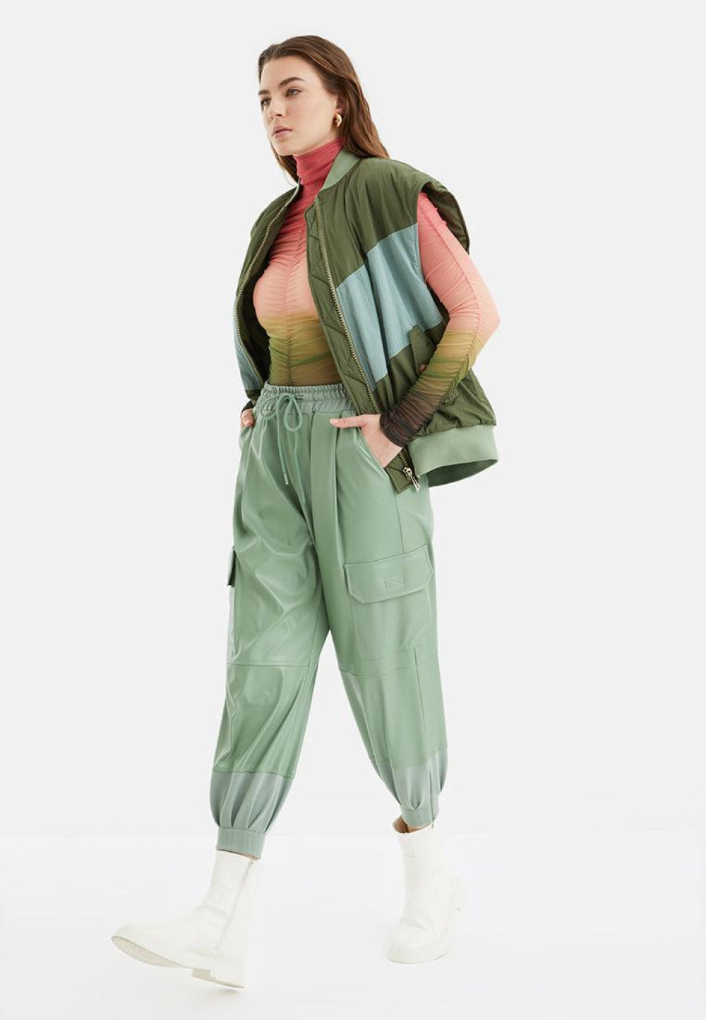 Jogging Pants - Olive Green - Joggers
