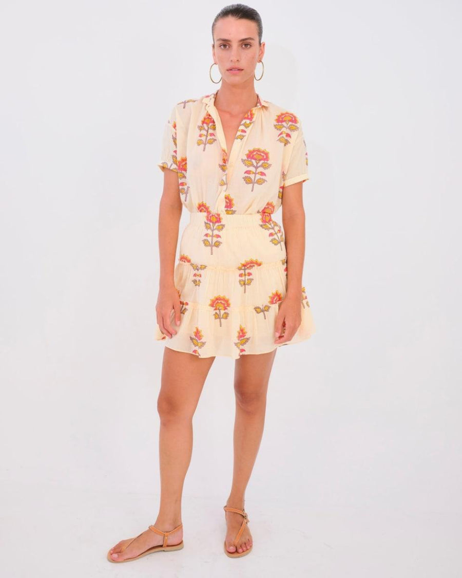 Jona Shirt - Peach Floral - Shirt