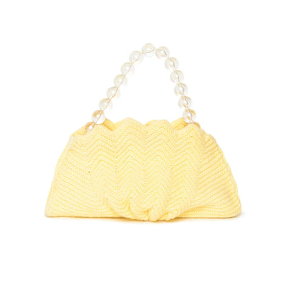 Seashell Clutch - Pastel Yellow