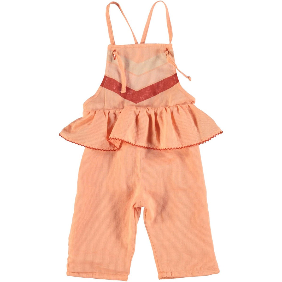 Baby Jumpsuit w/Ruffle - Peach