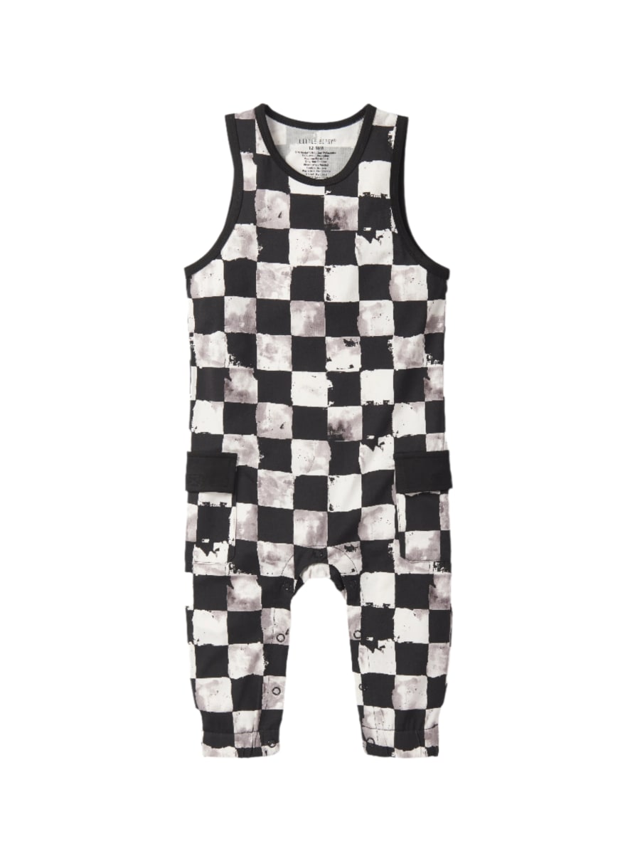 Checkered Tank Romper