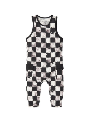 Checkered Tank Romper
