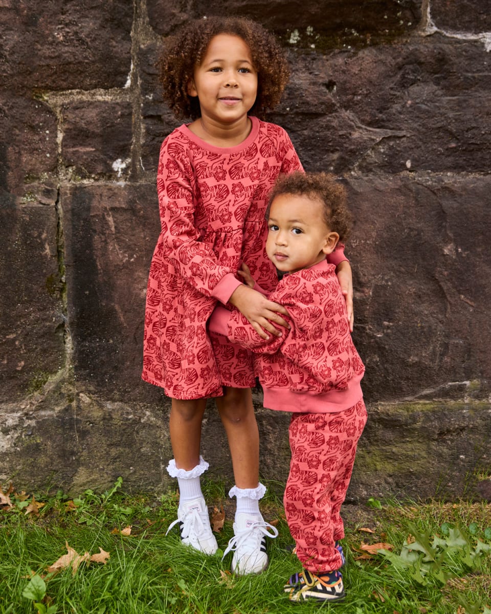 Sweatshirt Dress - Tiger Spice