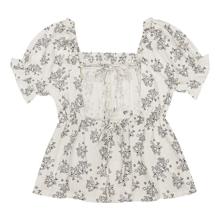 Atenea Blouse - Roses Print Tops The New Society 