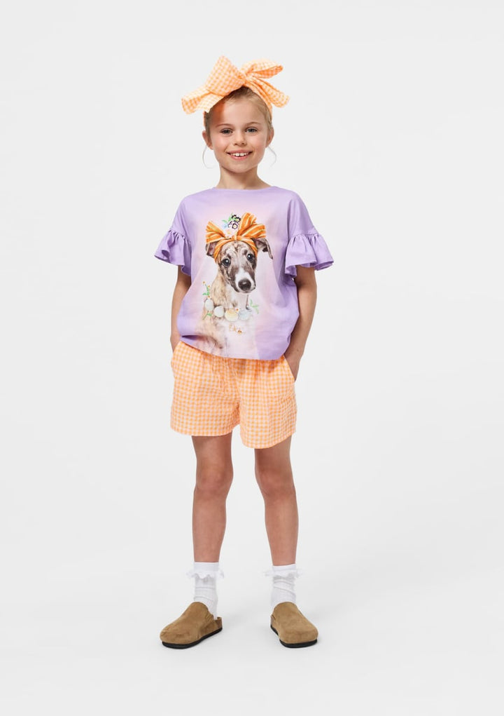 Addie - Orange Check