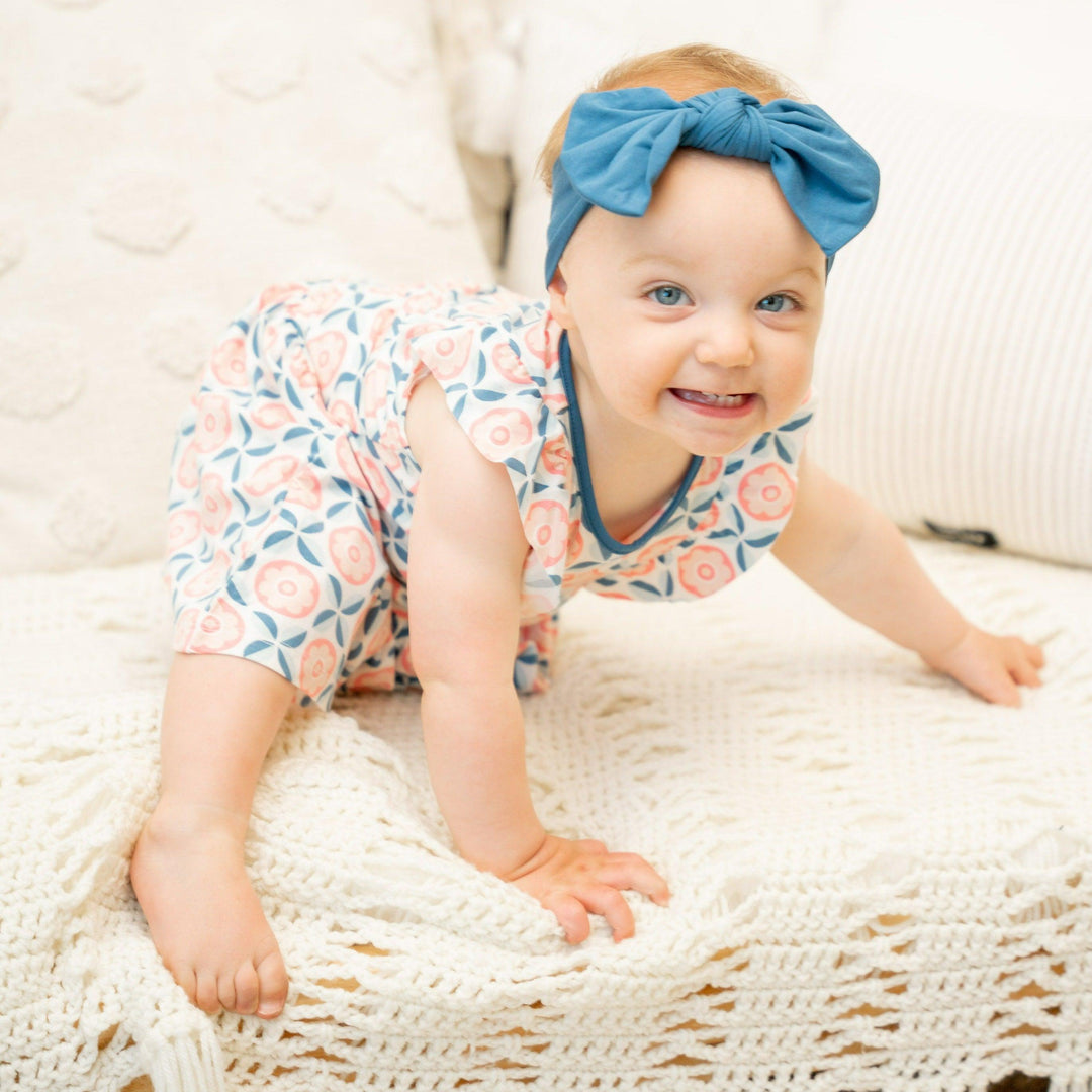 Knotted Bow - Bijou Blue