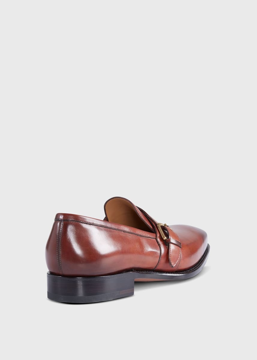 Scott Buckle Loafer - Cognac