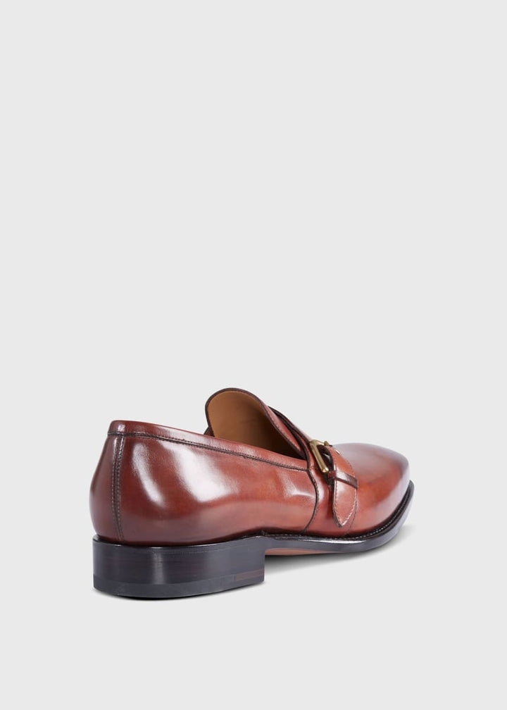 Scott Buckle Loafer - Cognac