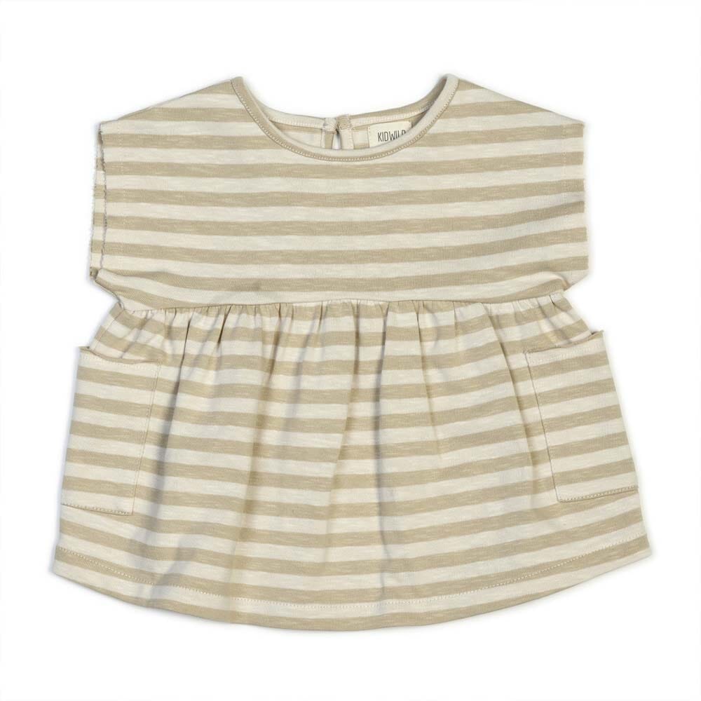 Organic Dress - Desert Stripe Dresses Kid Wild 