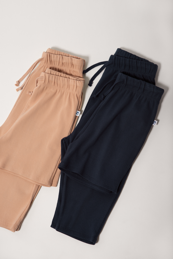 Organic Pima Cotton Kids Lounge Pants - Pink