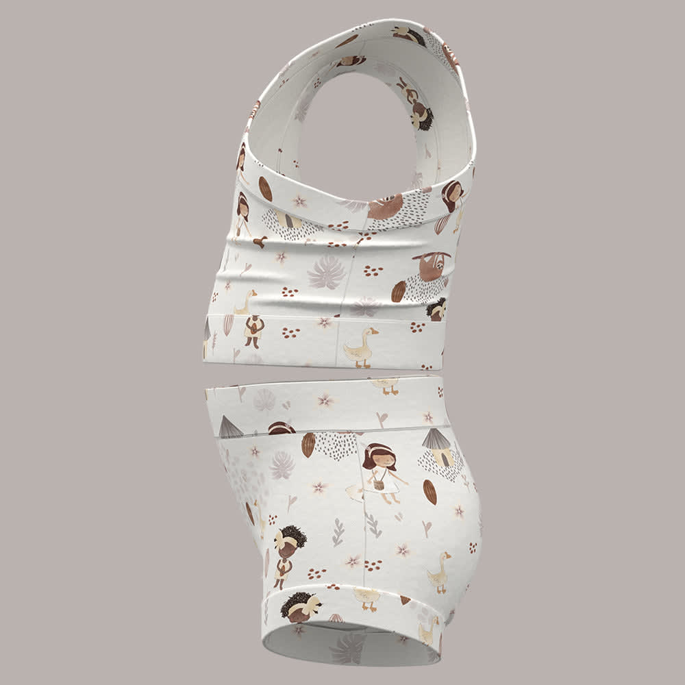 Bummies + Shoulder Tank - Cacao Farm