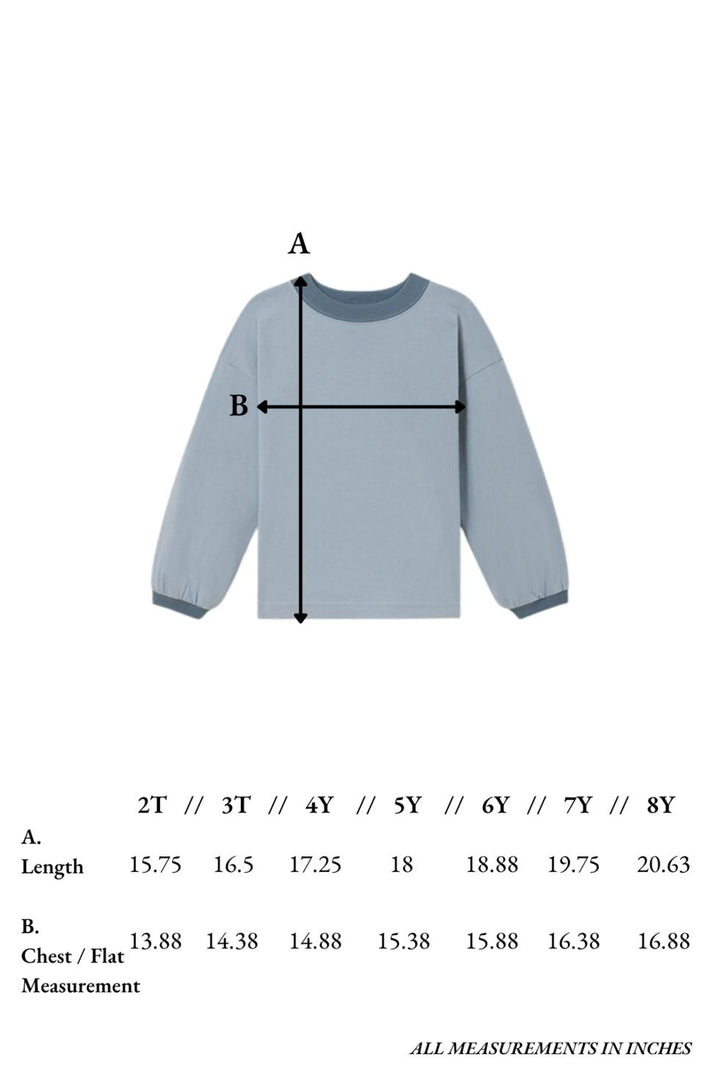 Beckham Tee in Blue on Blue