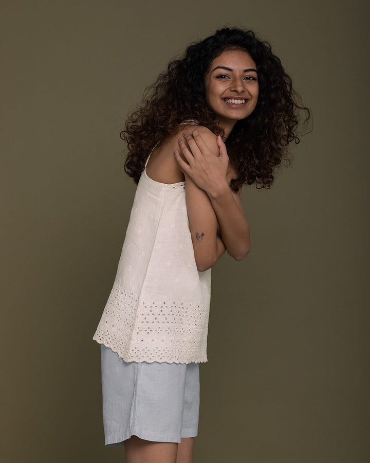 The Beach Shack Shirt - Shell Off-White