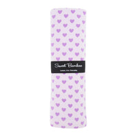 Oversized Swaddle - Purple Hearts