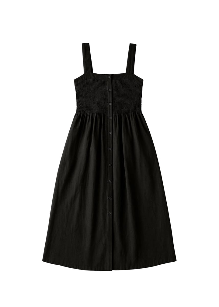 Juliette Strap Nursing Dress - Ebony