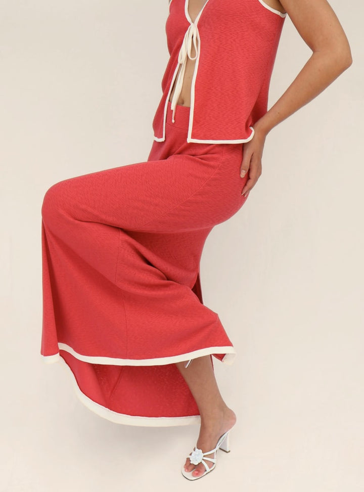 Ines Skirt/Dress - Berry Red