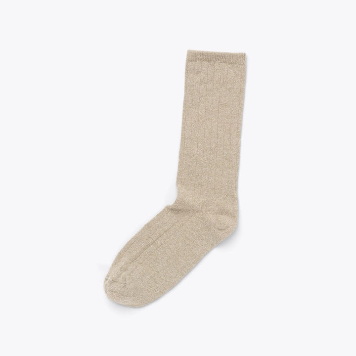 Cotton Crew Sock - Oat - FINAL SALE