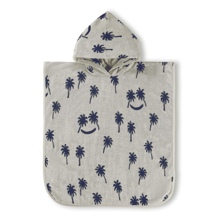 Beach Cover Up - Palm Blue