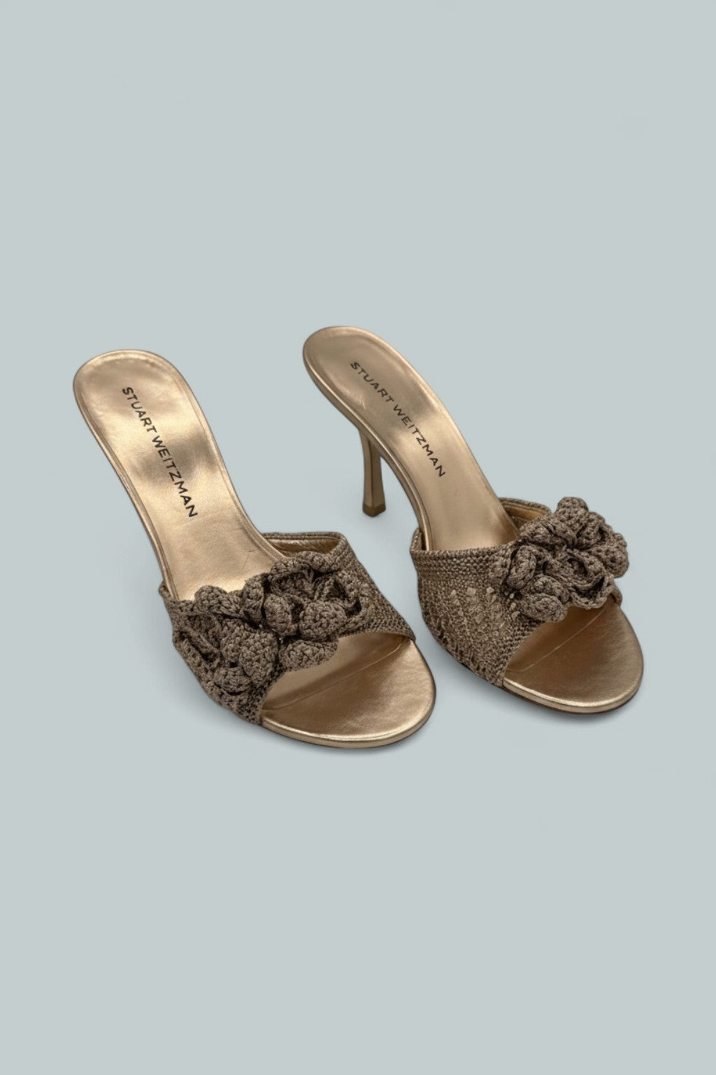 Lotus Slide 85 Sandals - Light Gold