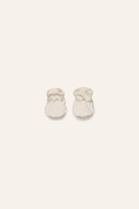 Organic Pima Cotton Baby Booties - Breeze