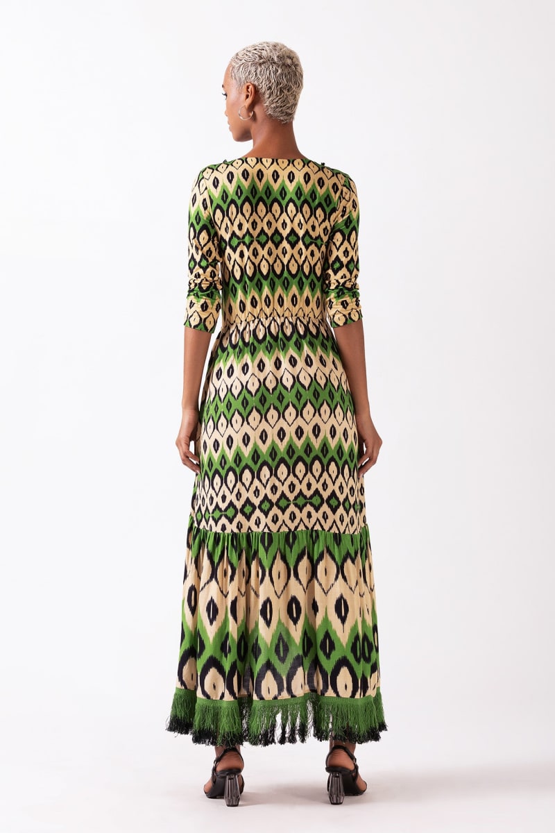Kiara Midi Dress - Green