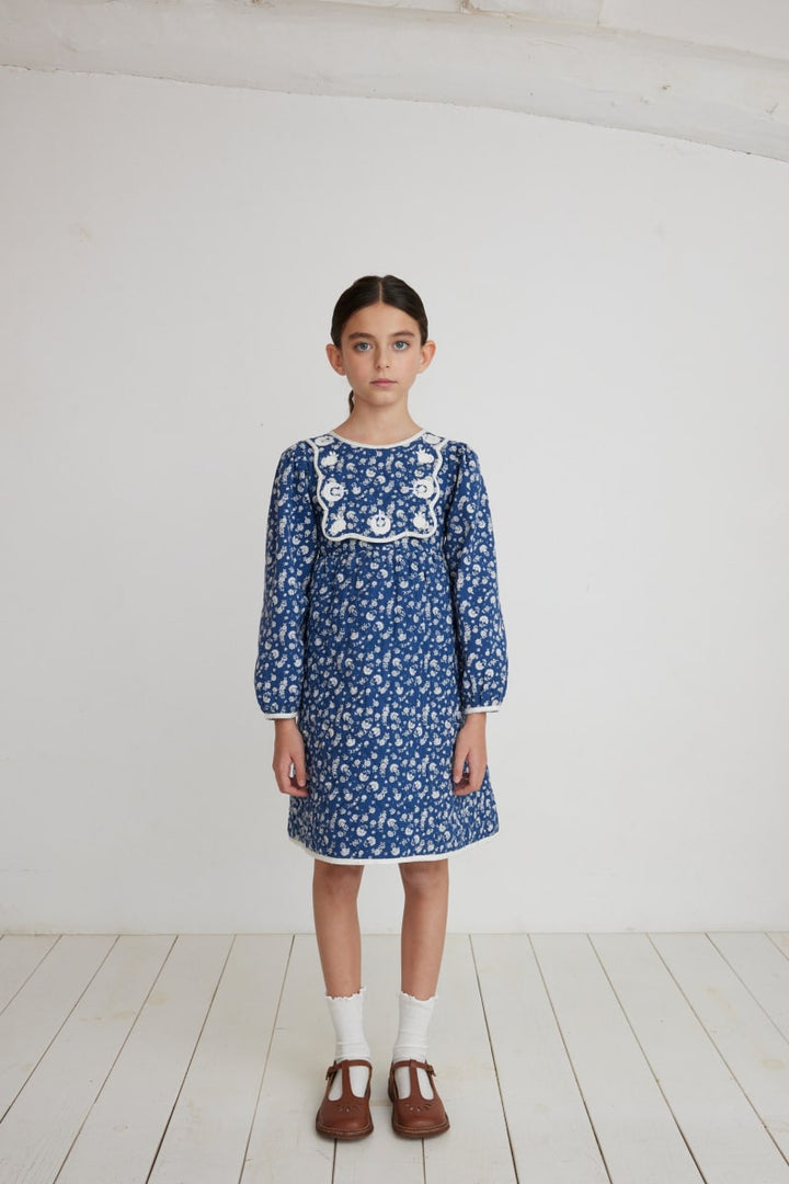 Amari Dress Padded Ditsy Floral