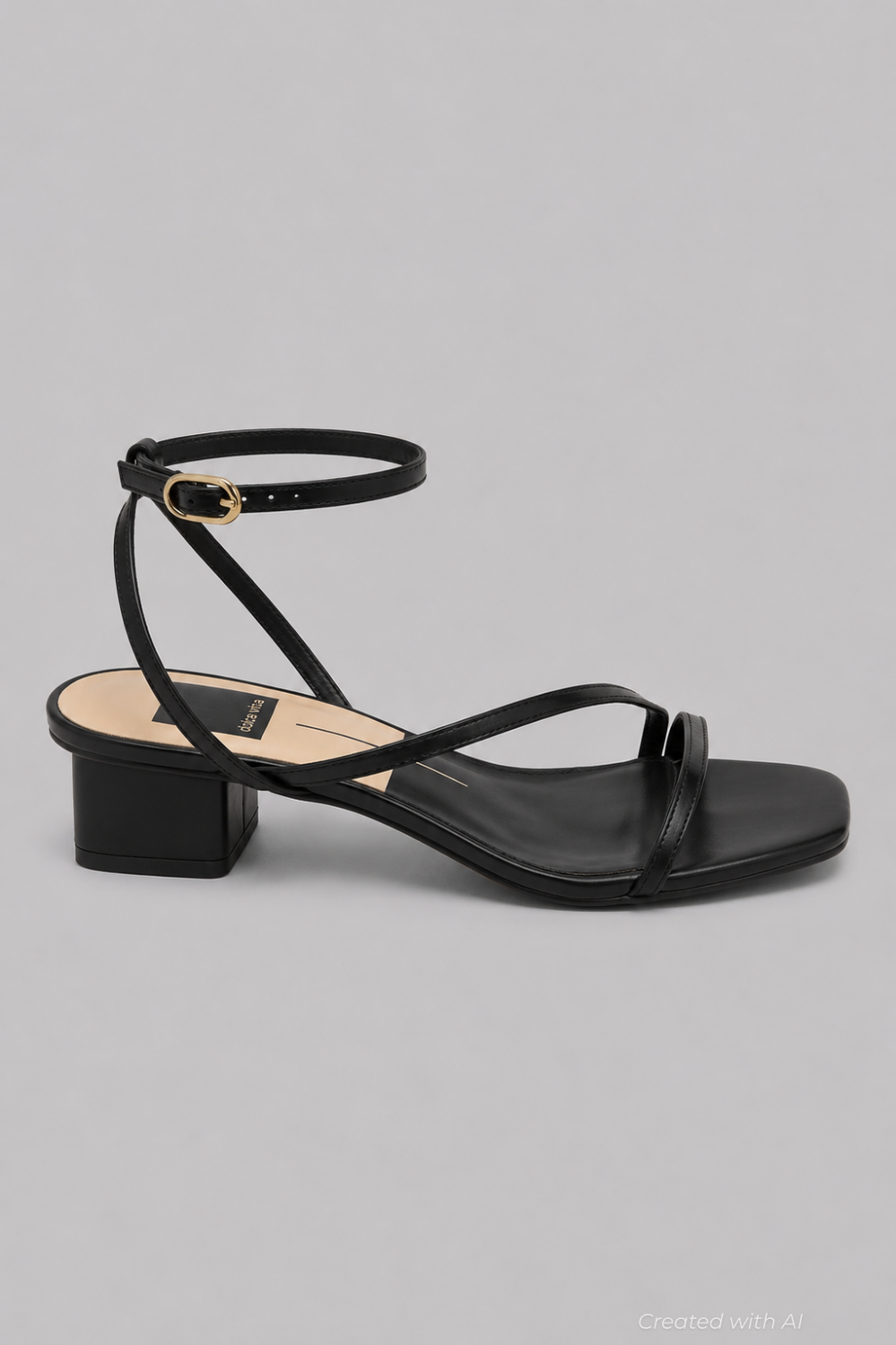Karlos Sandals - Black Leather - 8.5 - Sandal