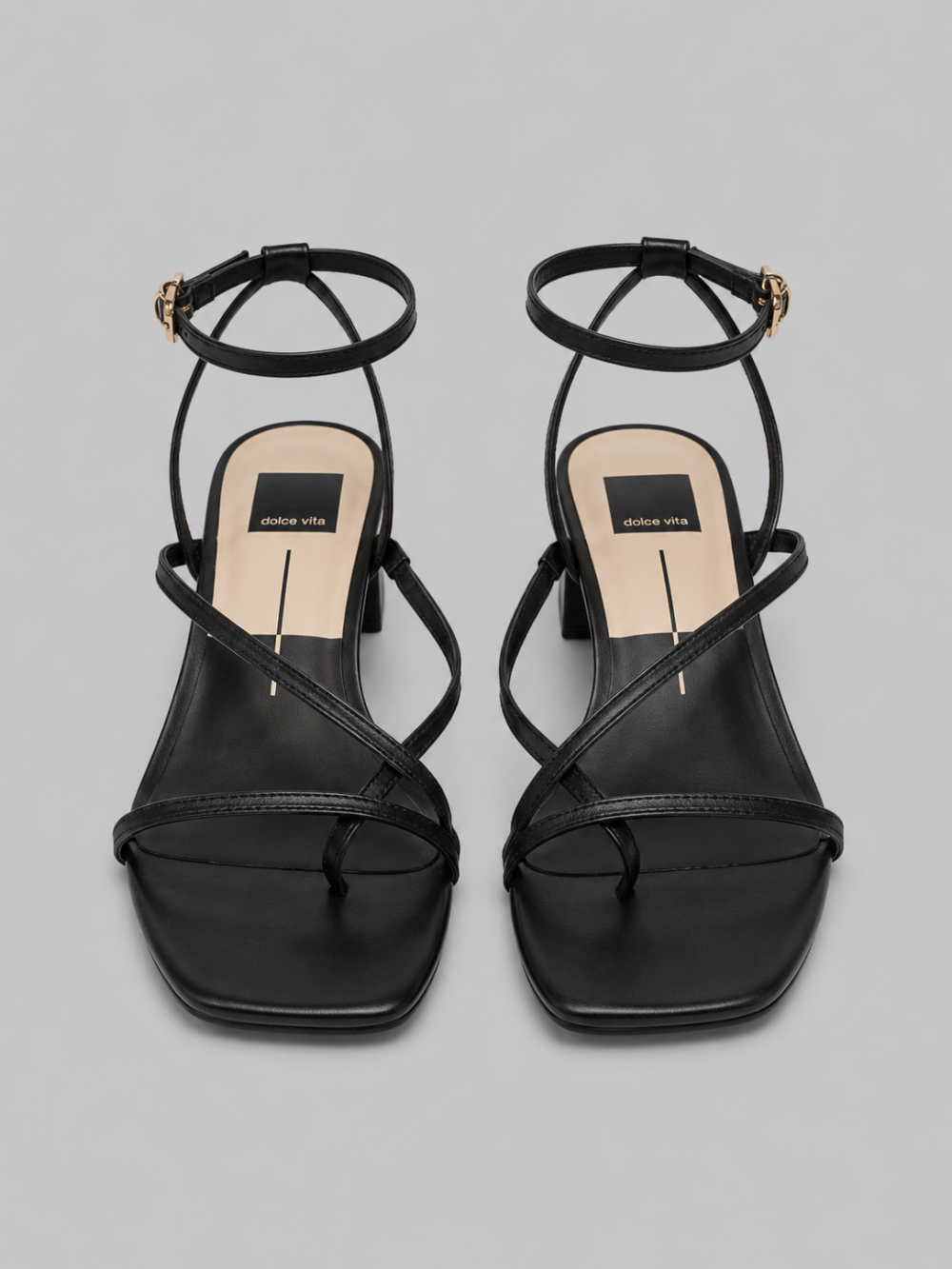 Karlos Sandals - Black Leather - 8.5 - Sandal