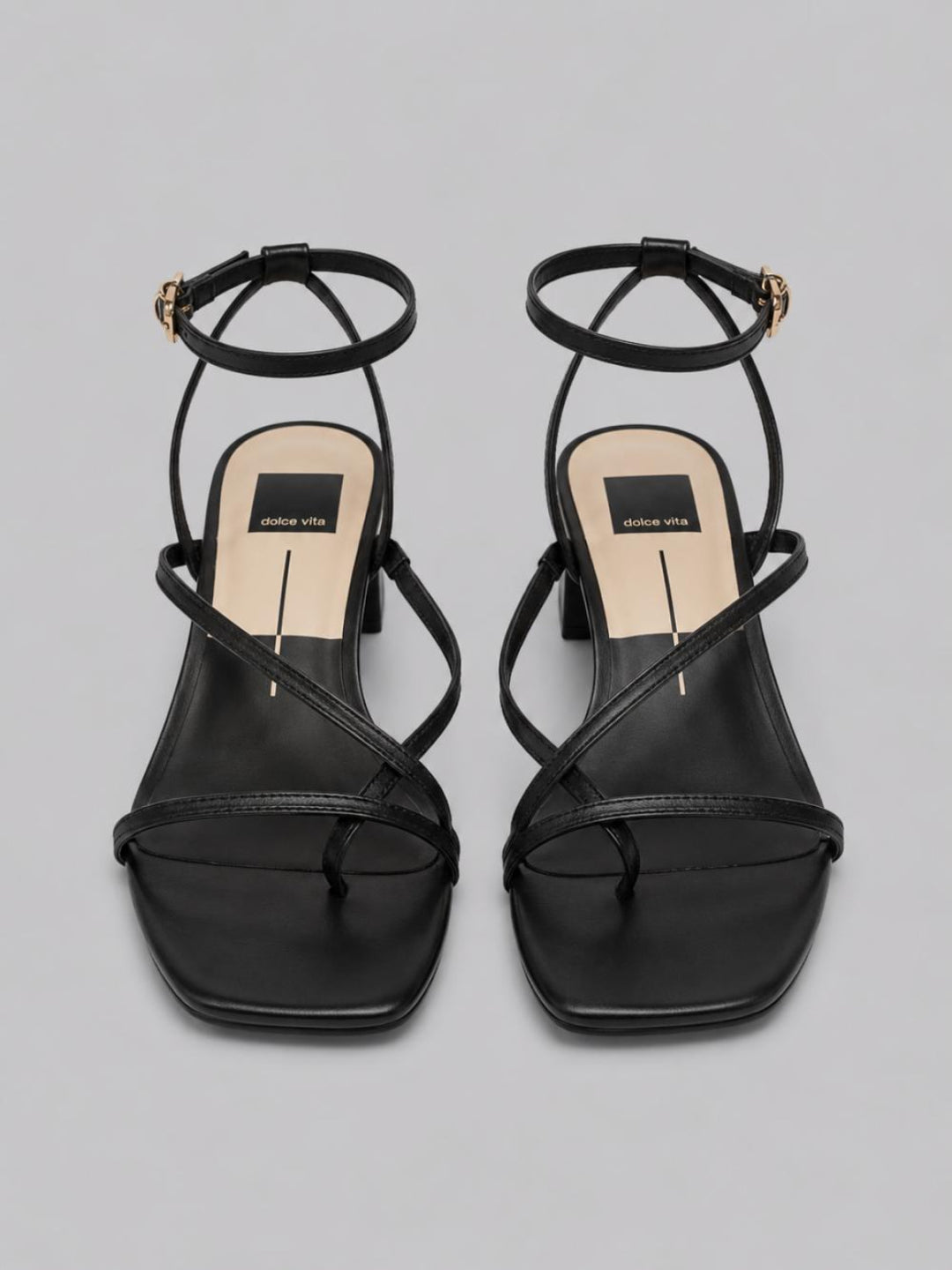 Karlos Sandals - Black Leather - 8.5 - Sandal