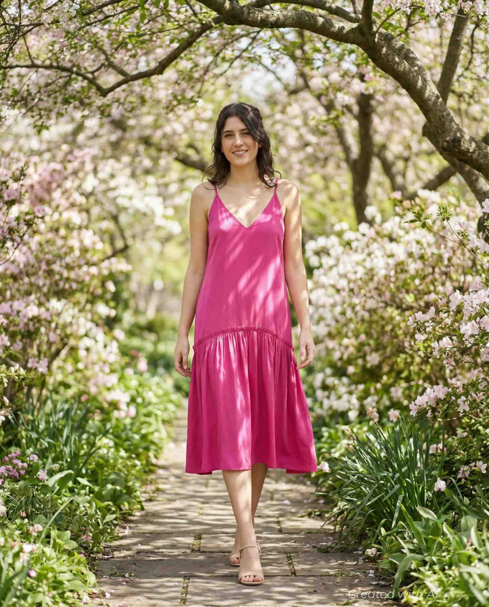 Kat Dress - Raspberry - Dresses