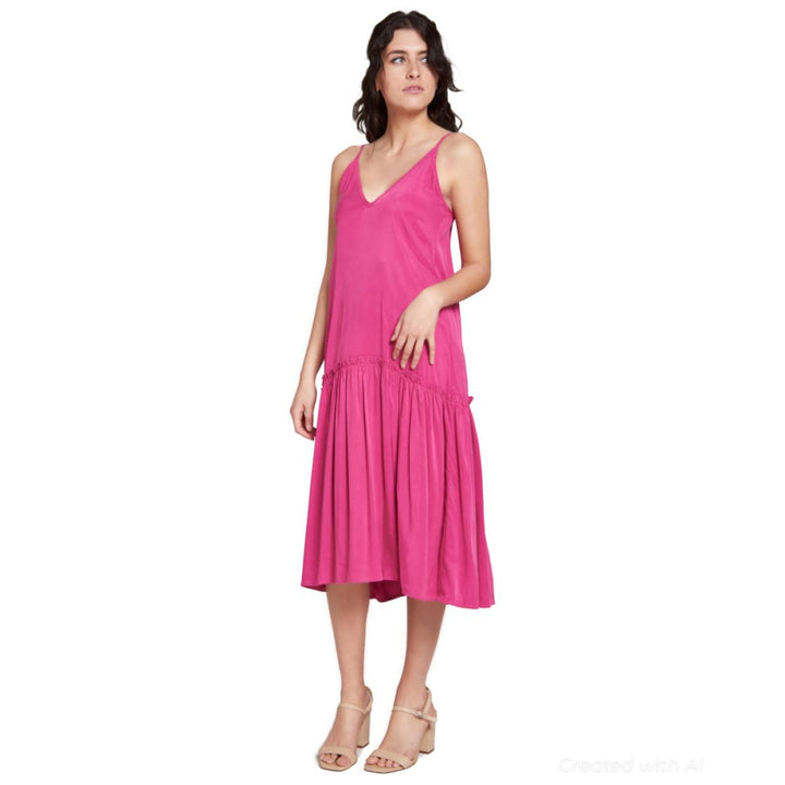 Kat Dress - Raspberry - Dresses